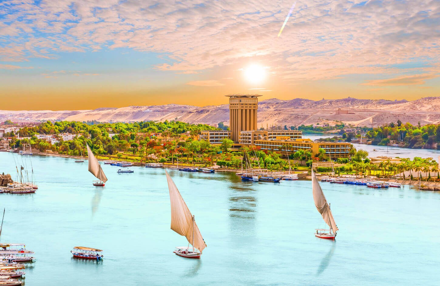 First time on the Nile, Aswan